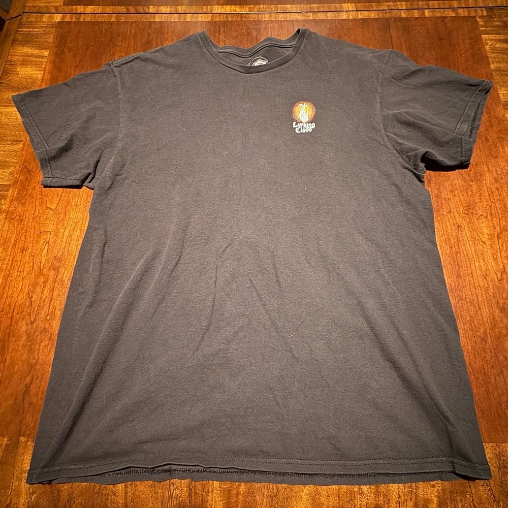 Lurking Class by Sketchy Tank Skeleton Graphic T-Shirt Black Size XL Streetwear‎
